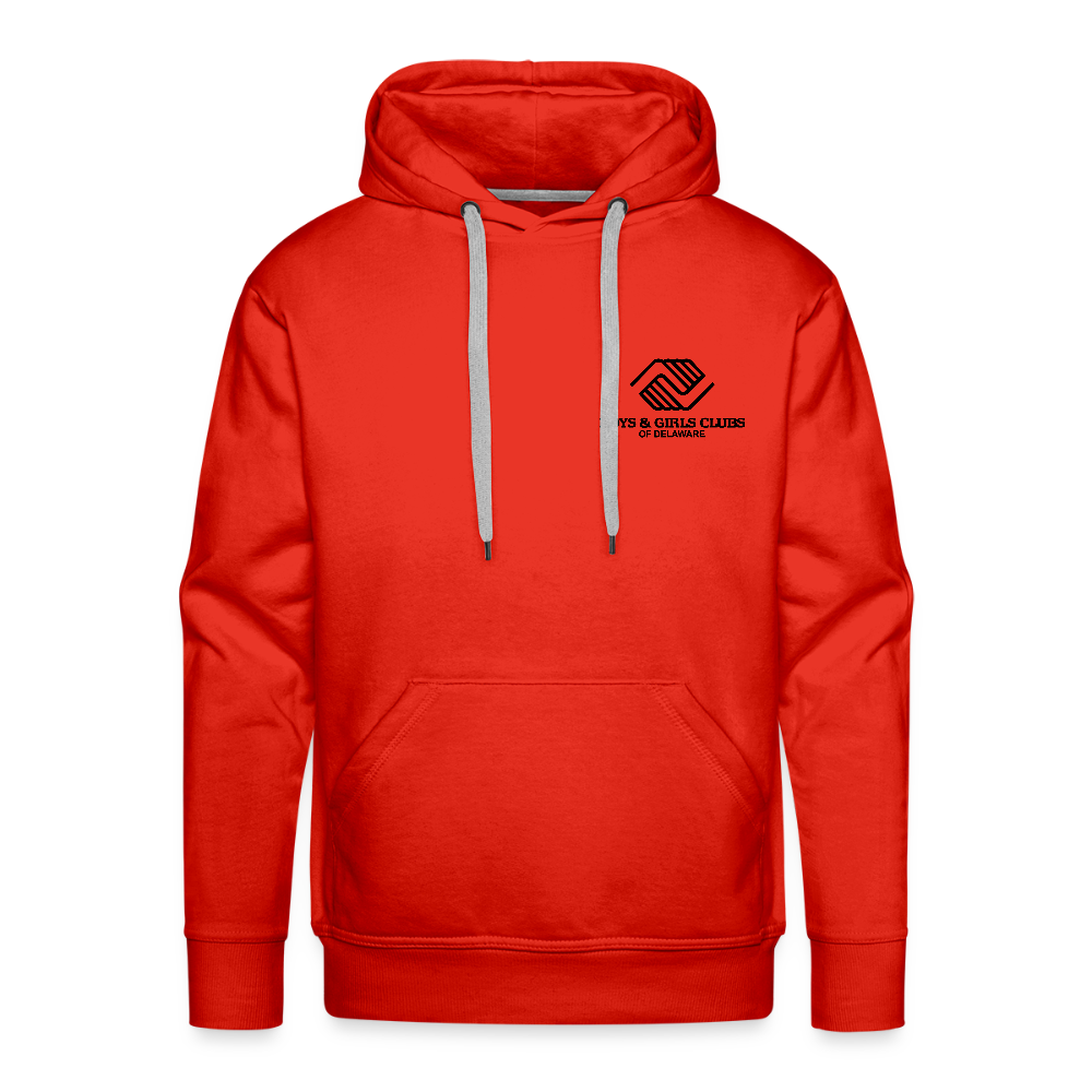 LOGO ONLY Men’s Premium Hoodie - red