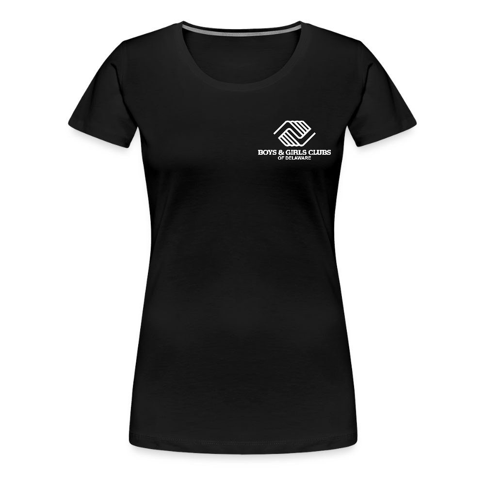 LOGO ONLY Women’s Premium T-Shirt - black