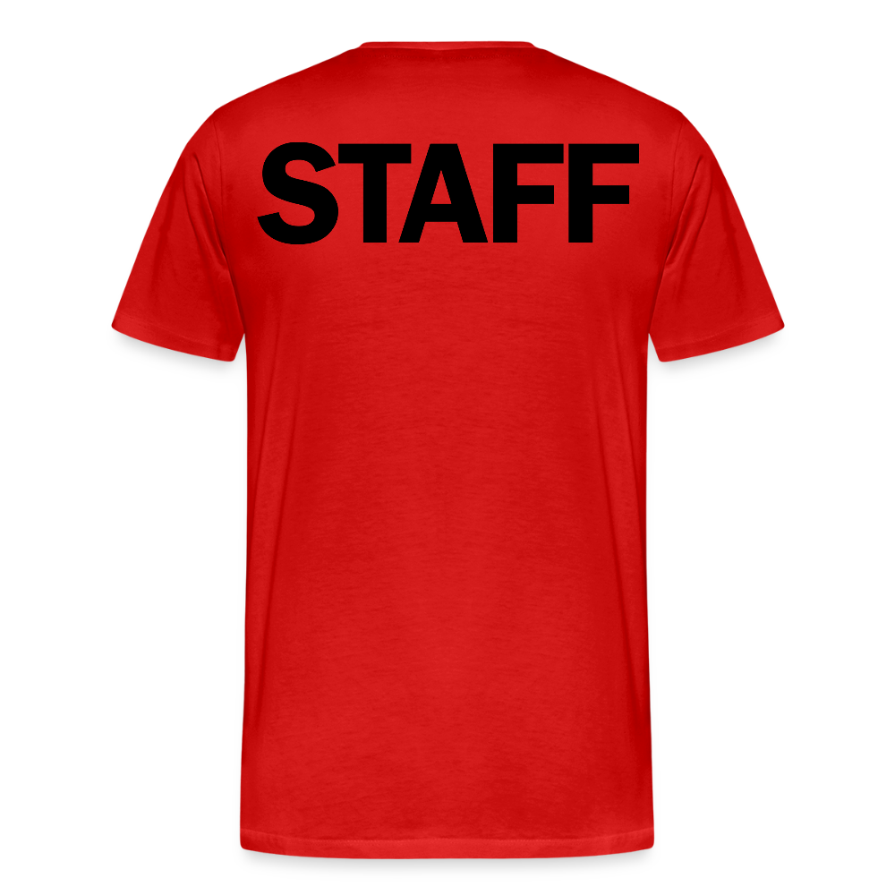 STAFF Men's Premium T-Shirt - red