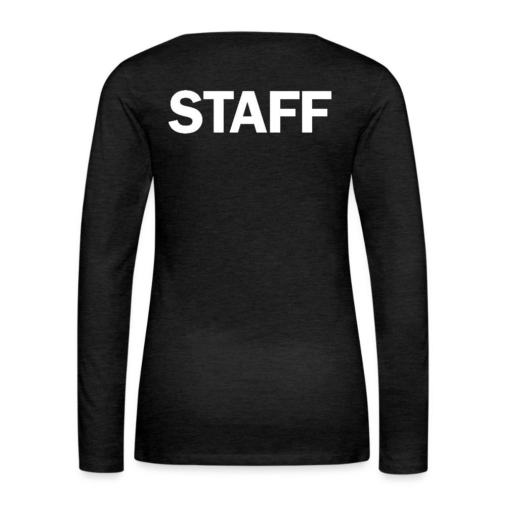STAFF Women's Premium Long Sleeve T-Shirt - charcoal grey