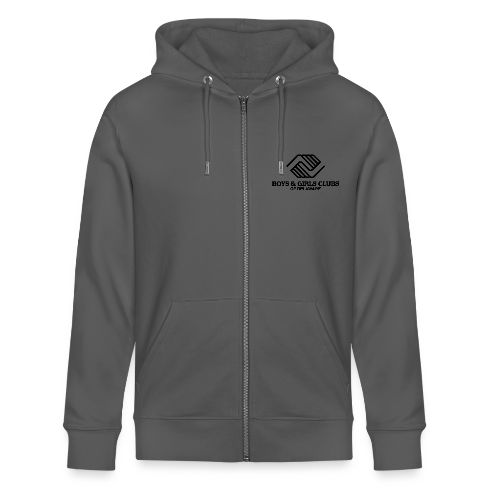 LOGO ONLY Stanley/Stella Cultivator Organic Zip Hoodie - anthracite