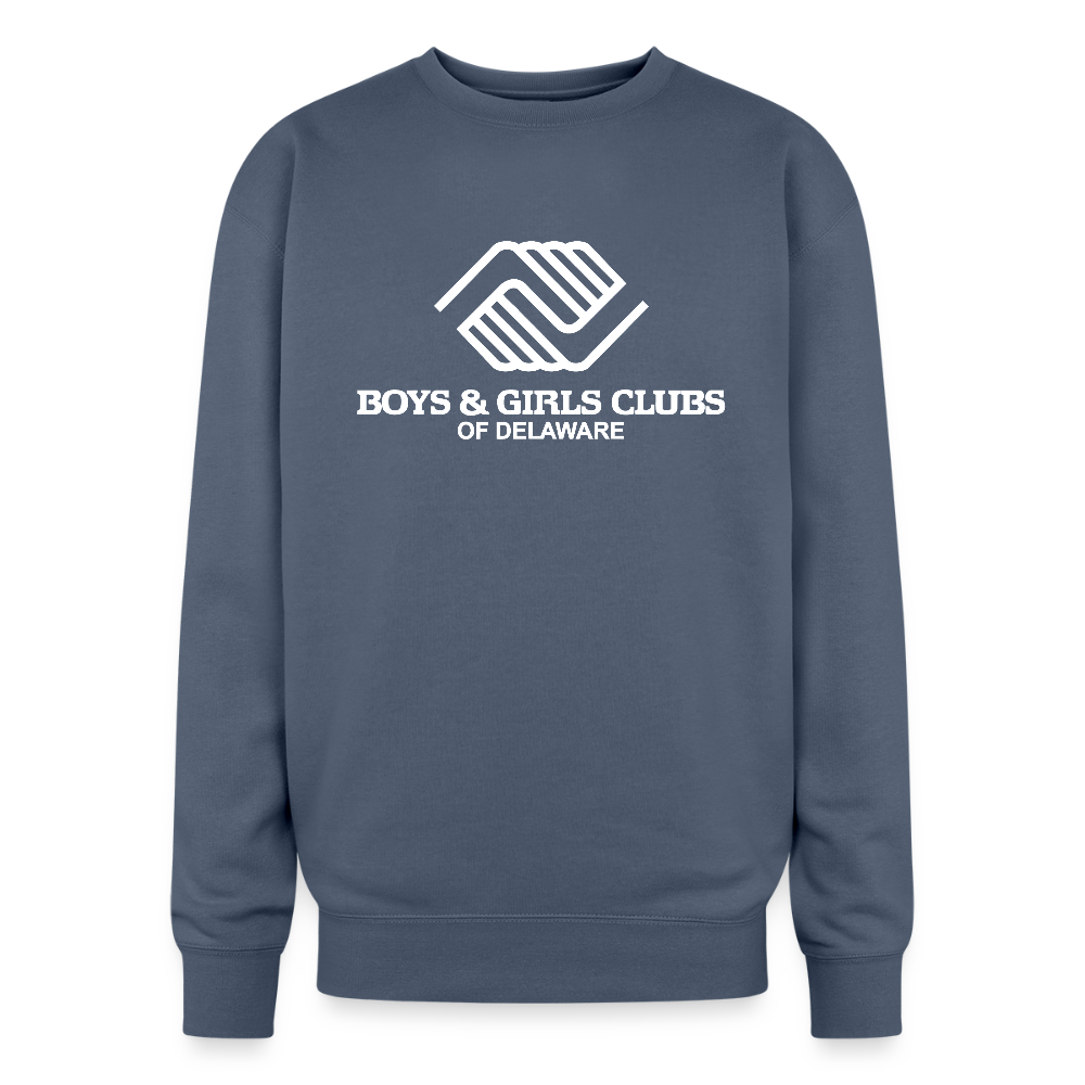 LOGO ONLY Oversized Crewneck Sweatshirt - stone blue