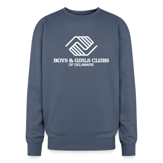 LOGO ONLY Oversized Crewneck Sweatshirt - stone blue