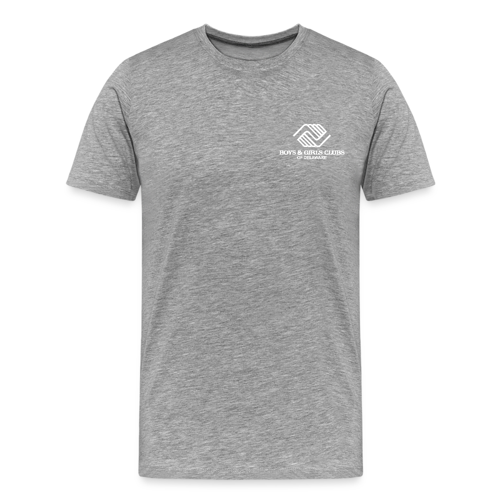 LOGO ONLY Men's Premium T-Shirt - heather gray