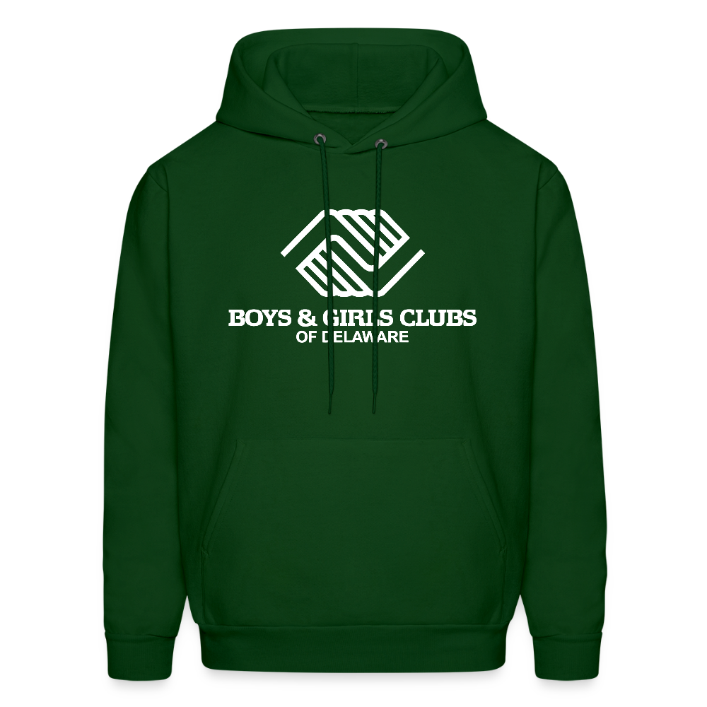 LOGO ONLY Men's Hoodie - forest green