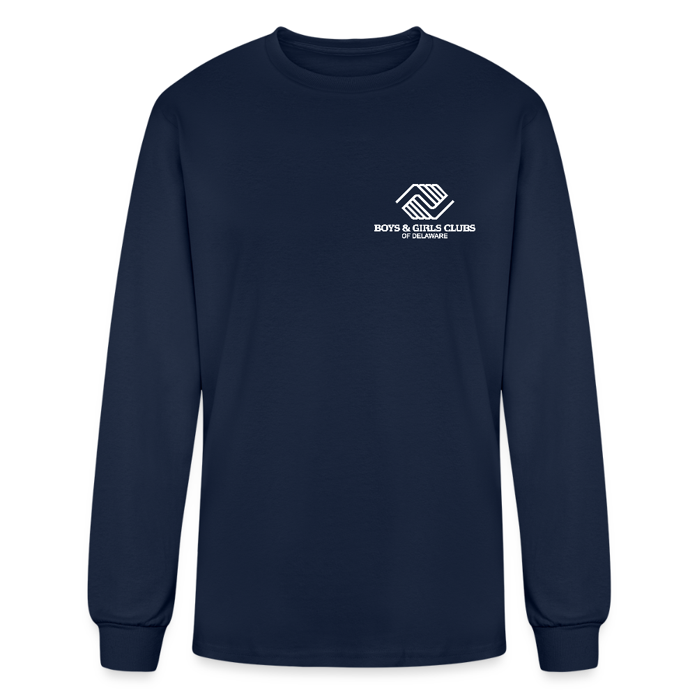STAFF Men's Long Sleeve T-Shirt - navy