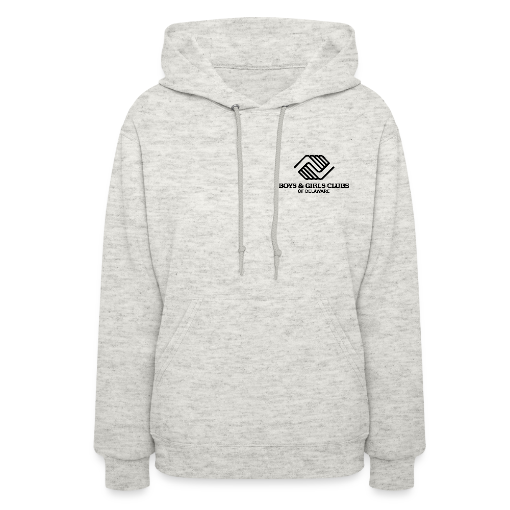 LOGO ONLY Women's Hoodie - heather oatmeal
