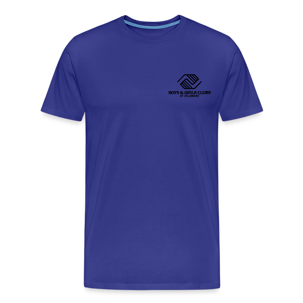 LOGO ONLY Men's Premium T-Shirt - royal blue