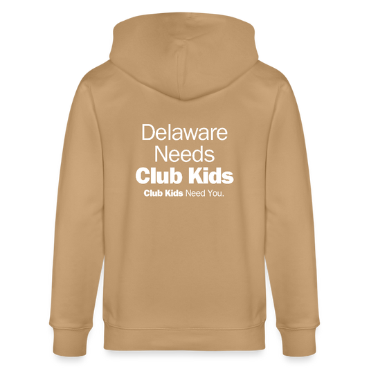 BGCDE Club Kids Need You Stanley/Stella Cultivator Organic Zip Hoodie - latte