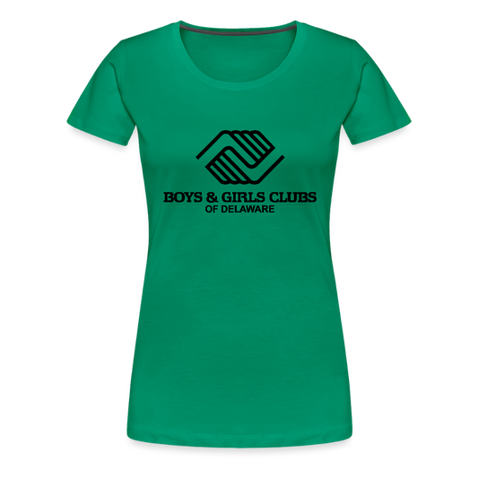 LOGO ONLY Women’s Premium T-Shirt - kelly green