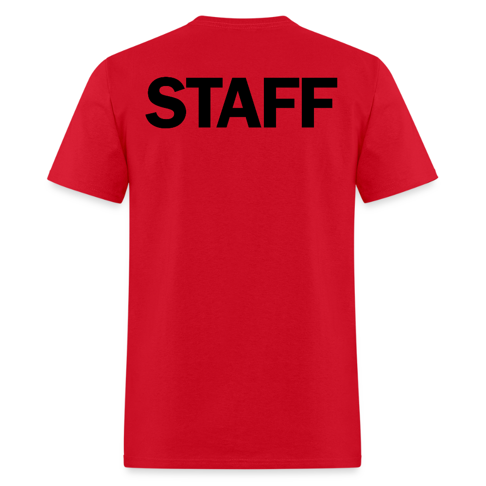 STAFF Men's T-Shirt | GILDAN 5000 - red