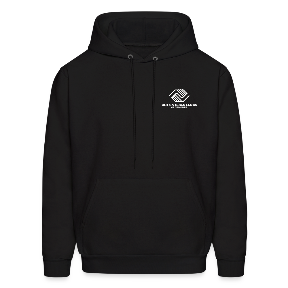 LOGO ONLY Men's Hoodie - black