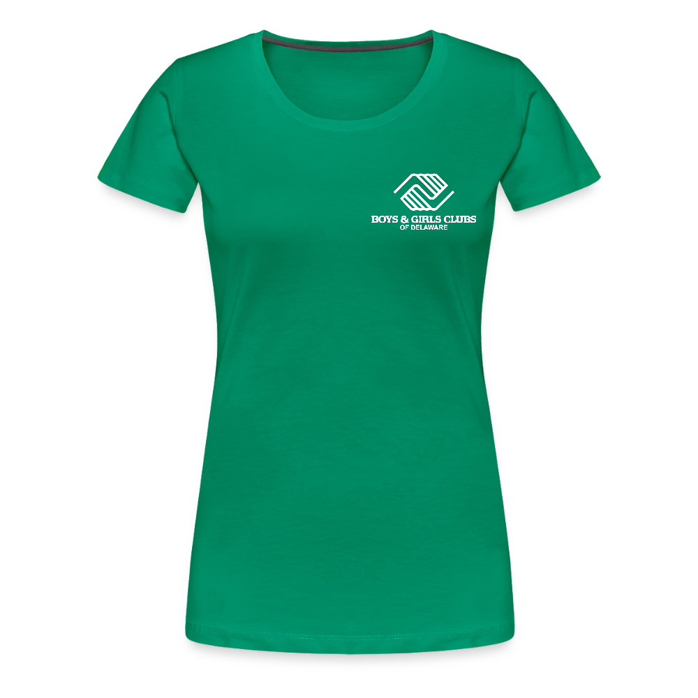 LOGO ONLY Women’s Premium T-Shirt - kelly green