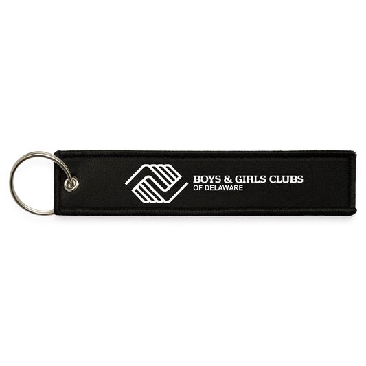 BGCDE & Delaware Needs - Jet Tag Keychain - black