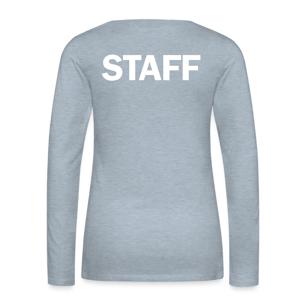 STAFF Women's Premium Long Sleeve T-Shirt - heather ice blue