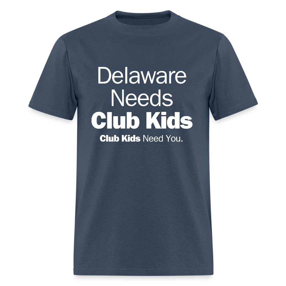 Delaware Needs Club Kids Men's T-Shirt | GILDAN 5000 -  blue dusk