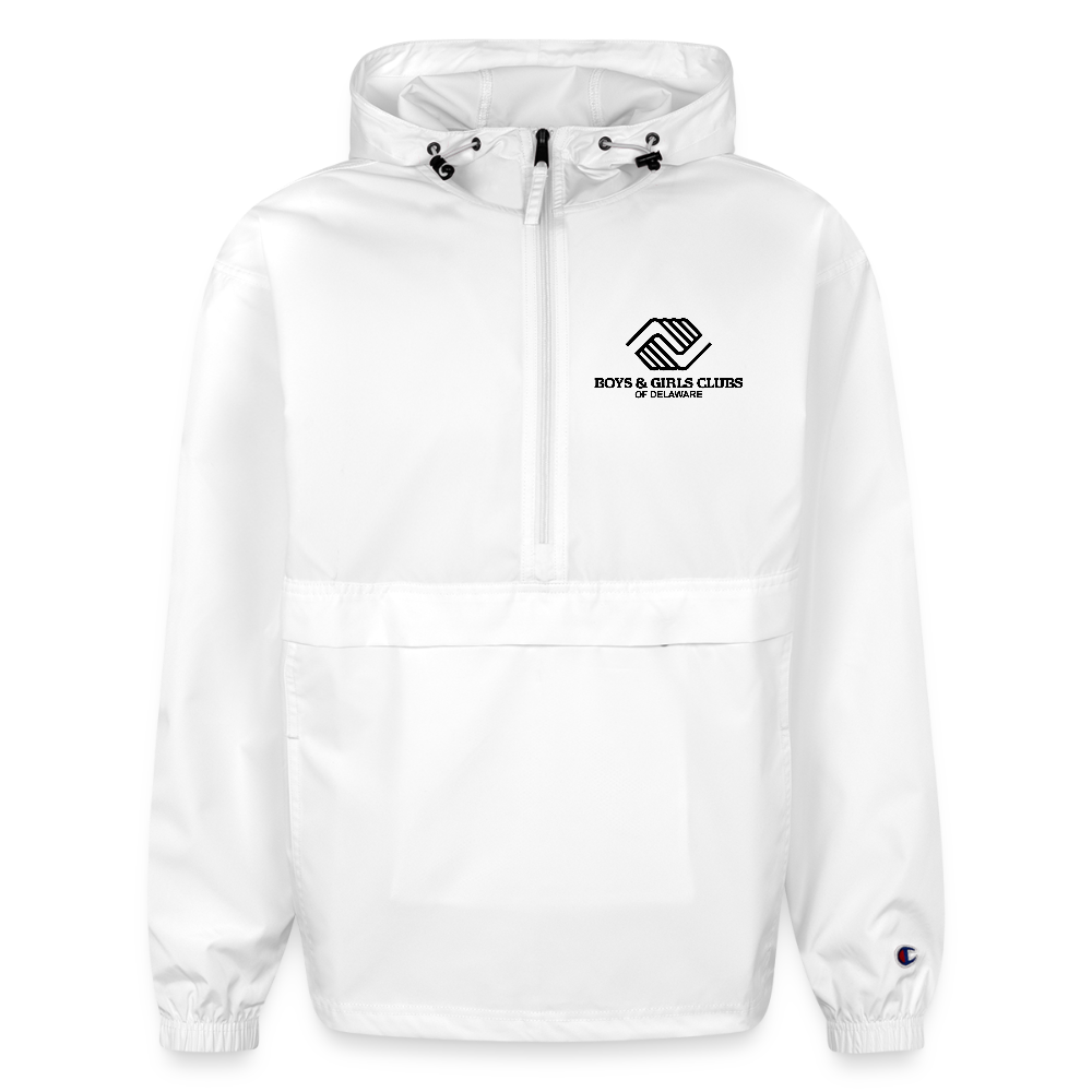 LOGO ONLY Champion Packable Jacket - white