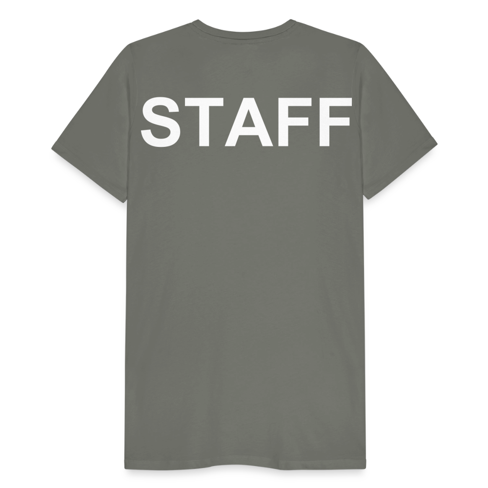 STAFF Men's Premium T-Shirt - asphalt gray