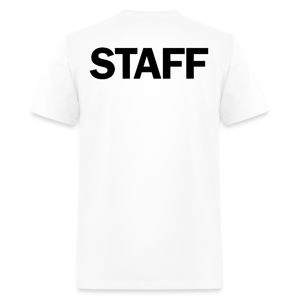 STAFF Men's T-Shirt | GILDAN 5000 - white