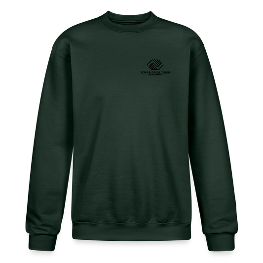 LOGO ONLY Champion Unisex Powerblend Sweatshirt - Dark Green