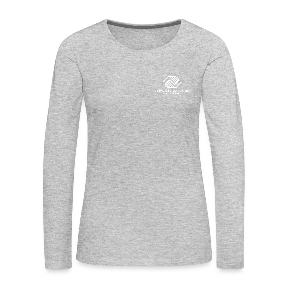 STAFF Women's Premium Long Sleeve T-Shirt - heather gray