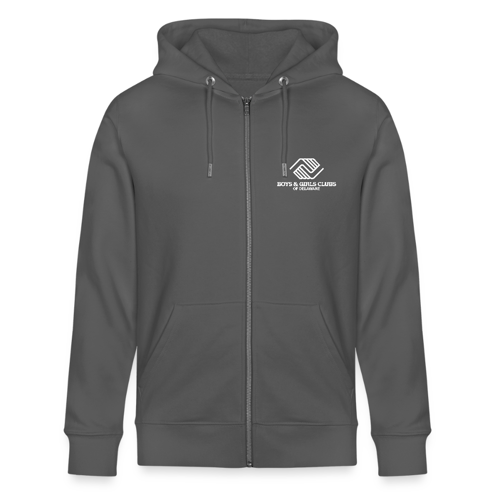 BGCDE Club Kids Need You Stanley/Stella Cultivator Organic Zip Hoodie - anthracite