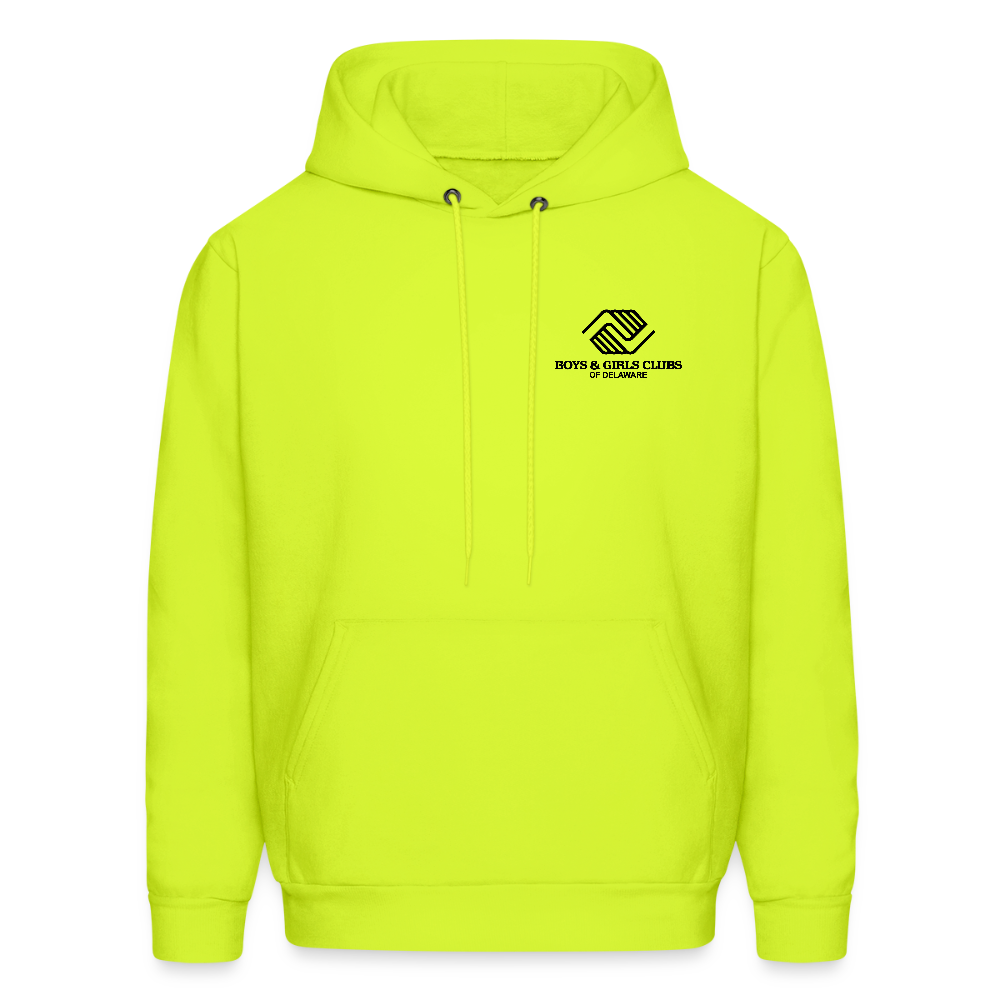 LOGO ONLY Men's Hoodie - safety green