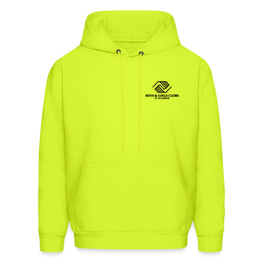 LOGO ONLY Men's Hoodie - safety green