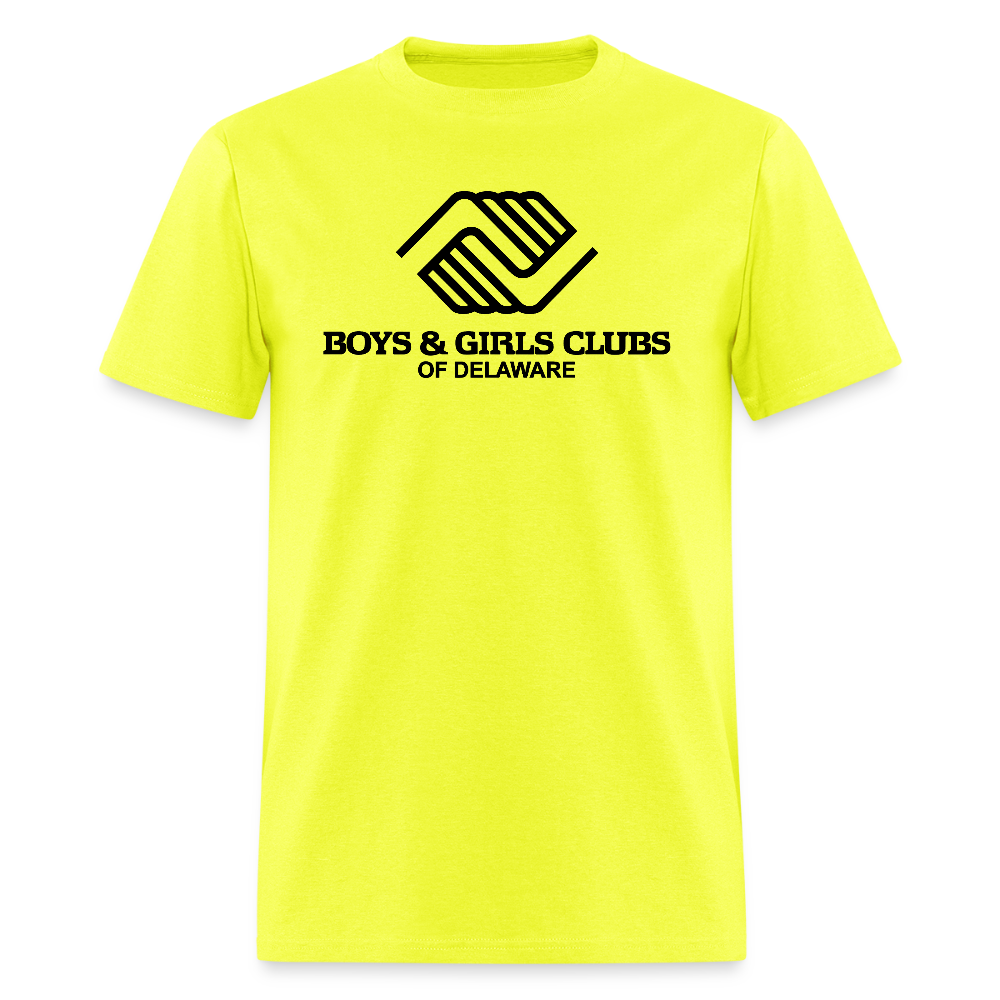 LOGO ONLY Men's T-Shirt | GILDAN 5000 - safety green