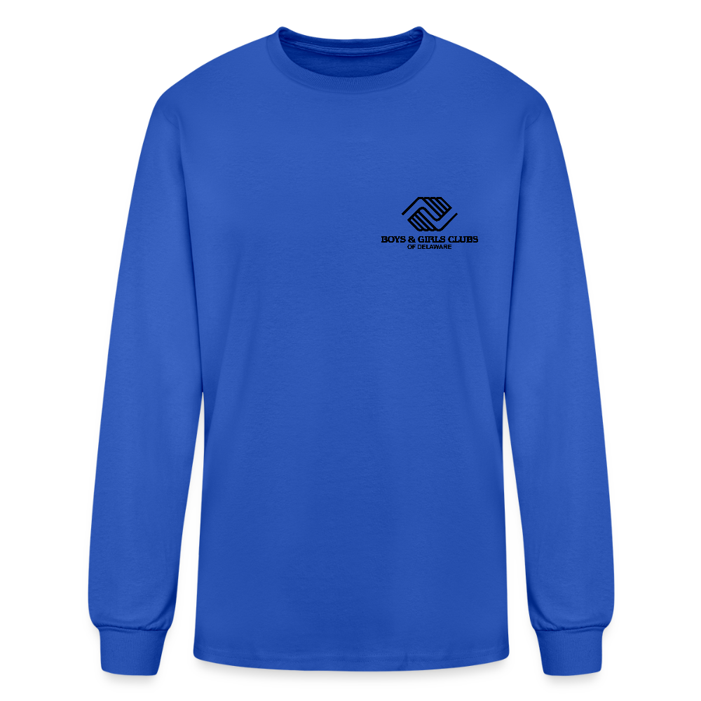 LOGO ONLY Men's Long Sleeve T-Shirt - royal blue