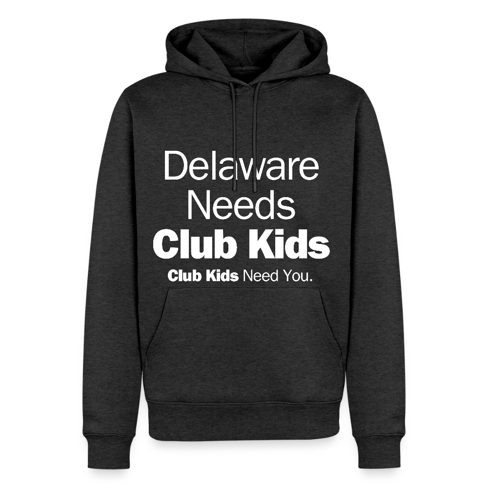 Delaware Needs Club Kids Men’s Premium Hoodie - heather anthracite