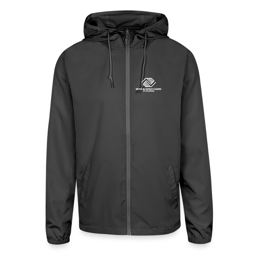 LOGO ONLY Unisex Lightweight Windbreaker Jacket - graphite