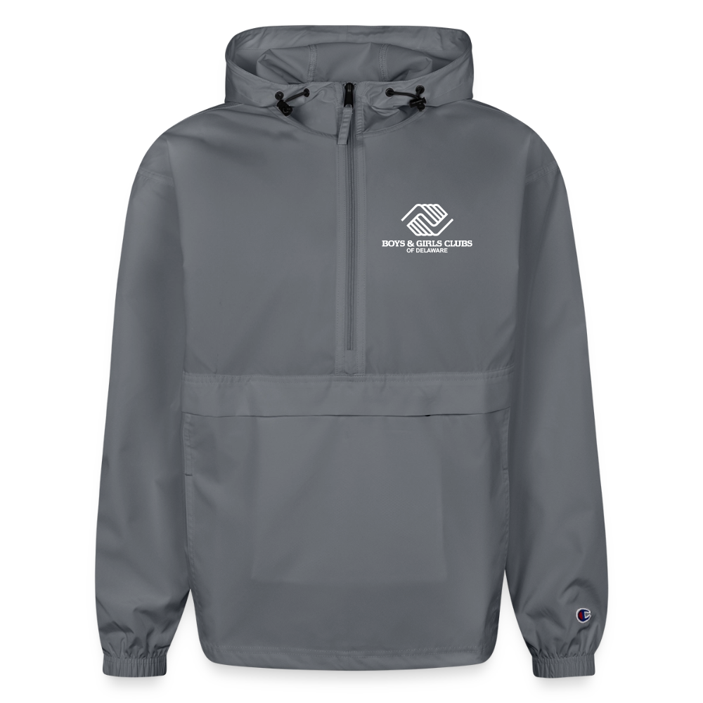 BGCDE Club Kids Need You BLUE - Dual Sided Champion Packable Jacket - gray