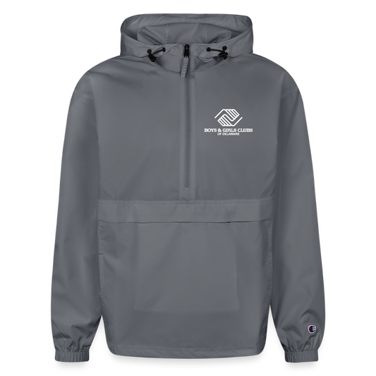 BGCDE Club Kids Need You BLUE - Dual Sided Champion Packable Jacket - gray