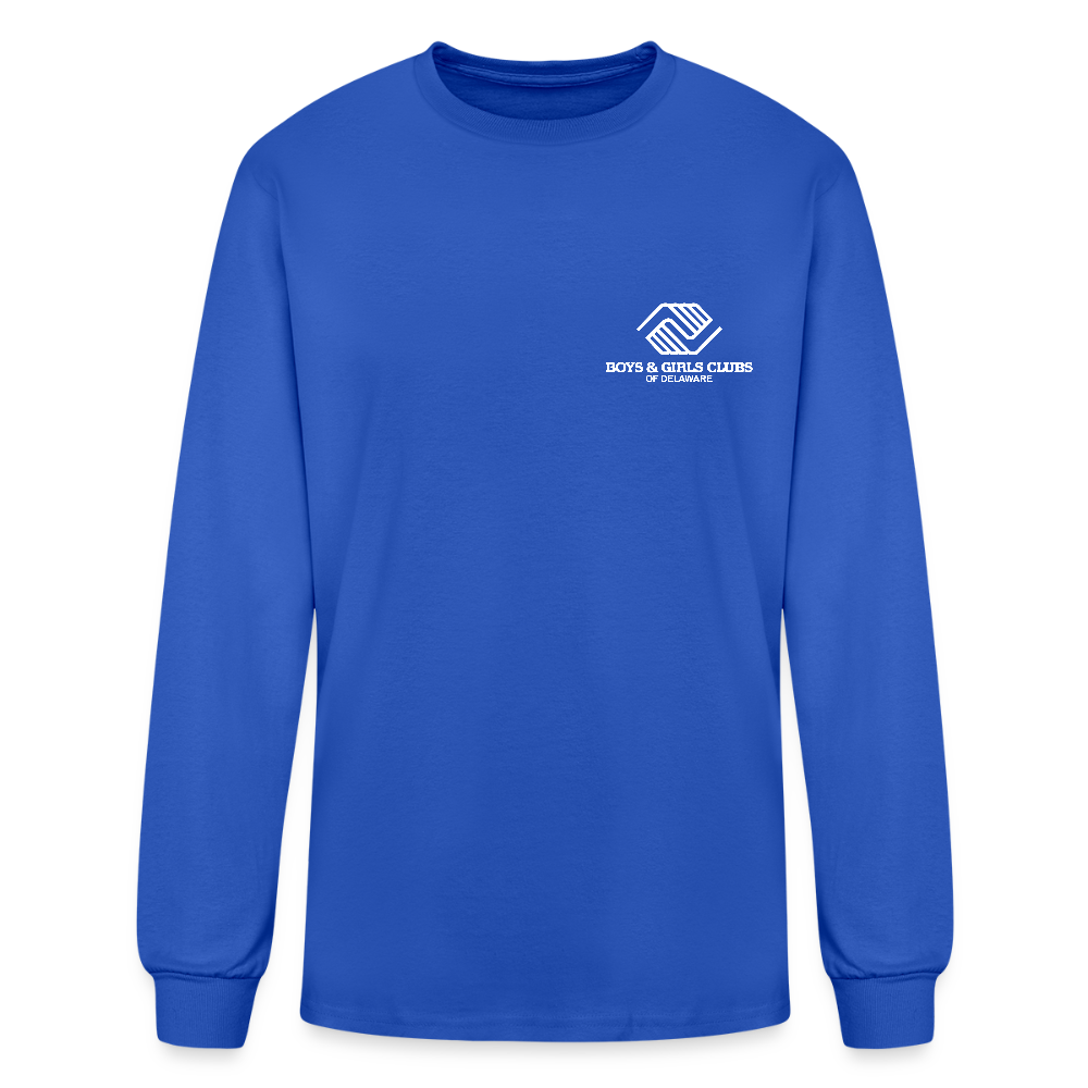 LOGO ONLY Men's Long Sleeve T-Shirt - royal blue