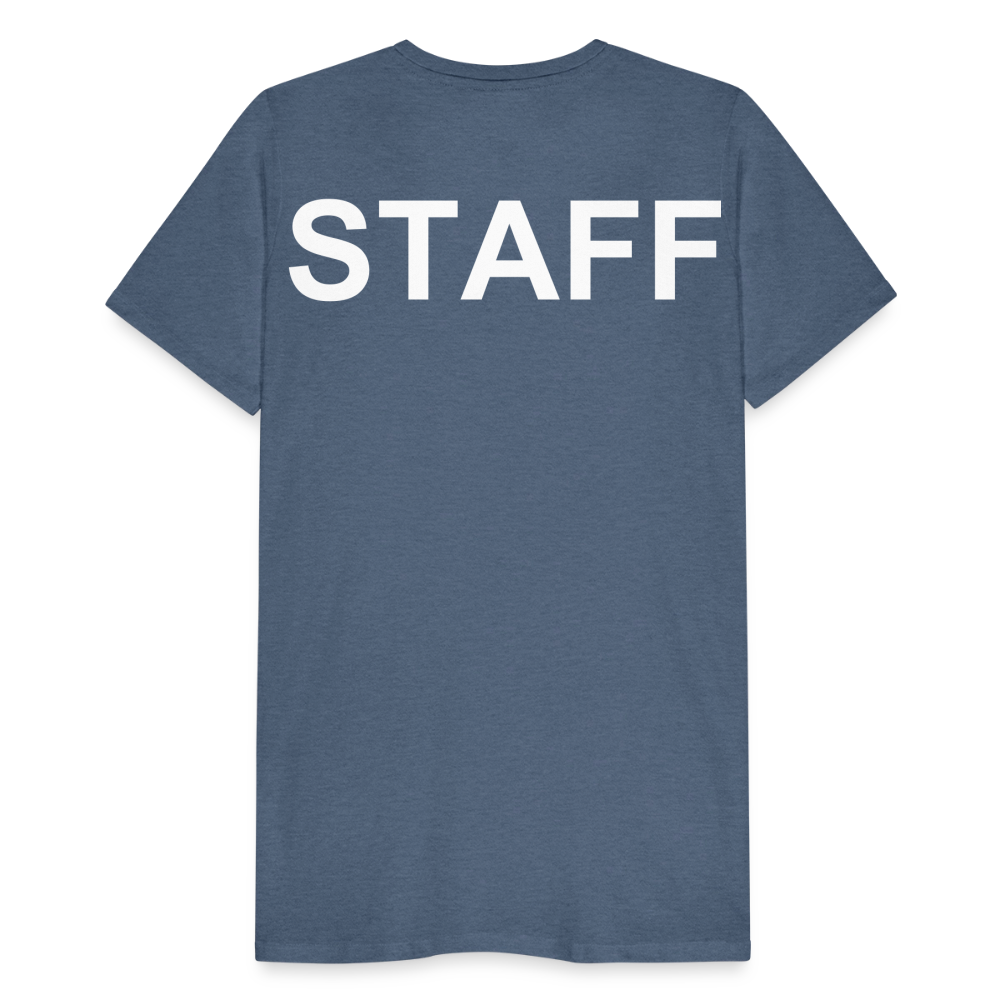 STAFF Men's Premium T-Shirt - heather blue