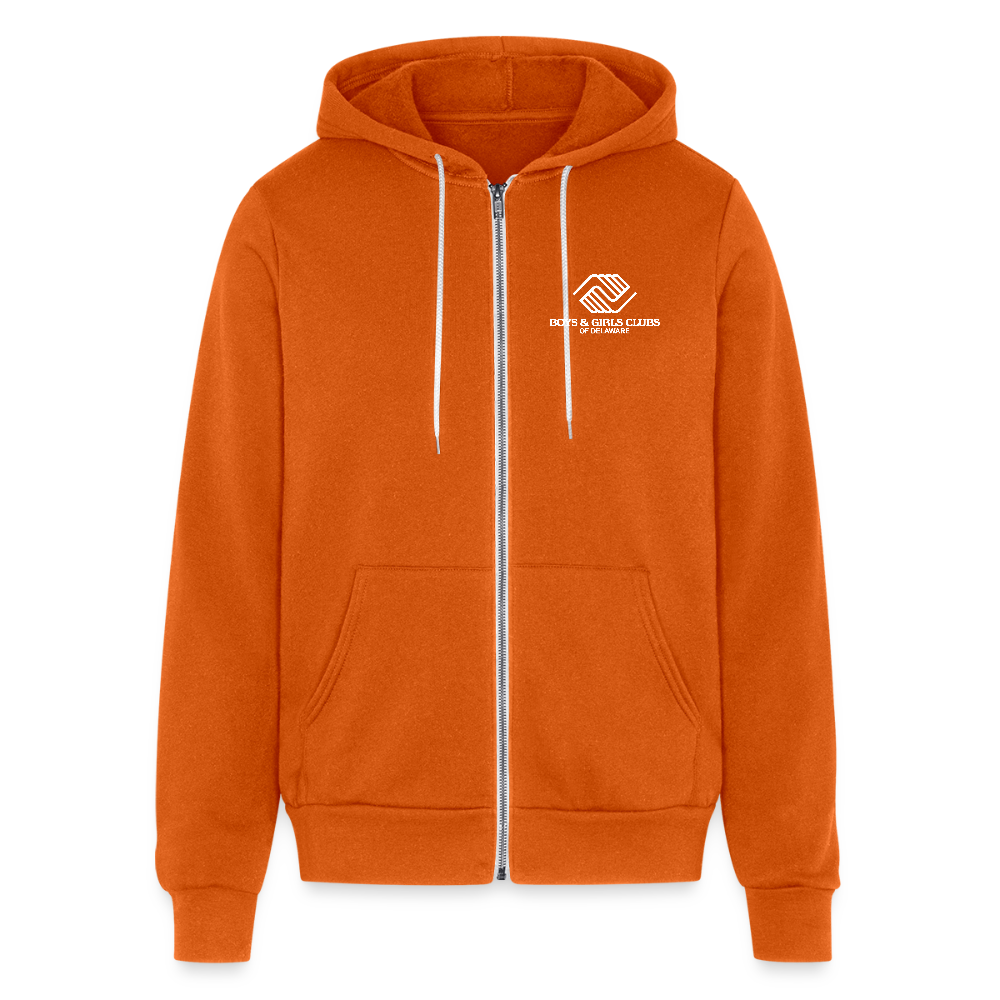 LOGO ONLY Unisex Full Zip Hoodie - autumn