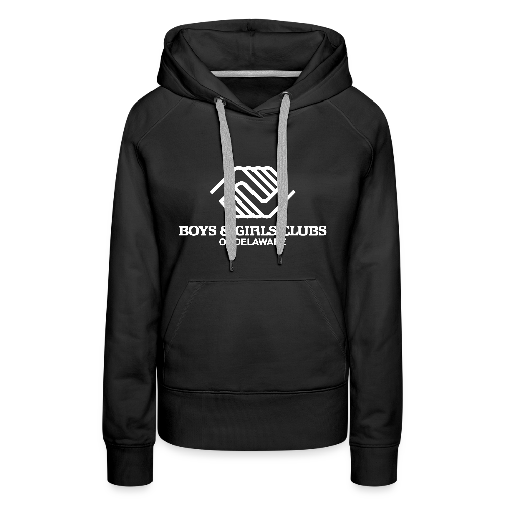 LOGO ONLY Women’s Premium Hoodie - black