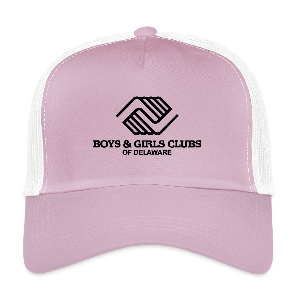LOGO ONLY Eco Trucker Cap - lilac/white 