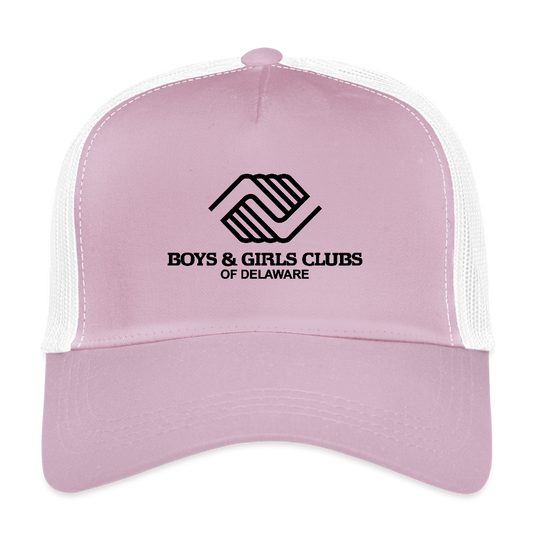 LOGO ONLY Eco Trucker Cap - lilac/white 