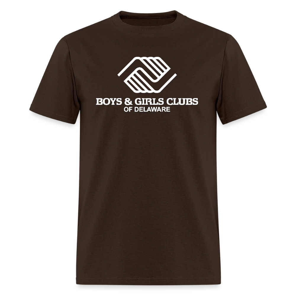 LOGO ONLY Men's T-Shirt | GILDAN 5000 - brown