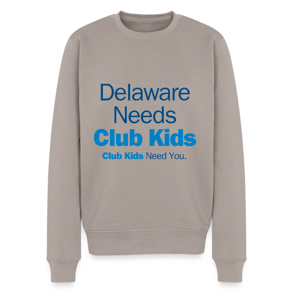 Delaware Needs Club Kids Men’s Premium Sweatshirt - taupe