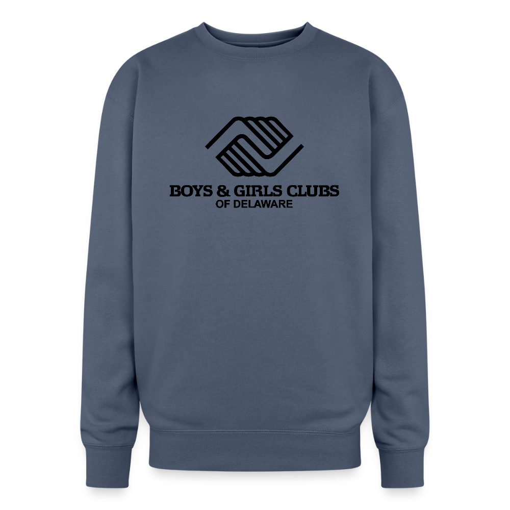 LOGO ONLY Oversized Crewneck Sweatshirt - stone blue