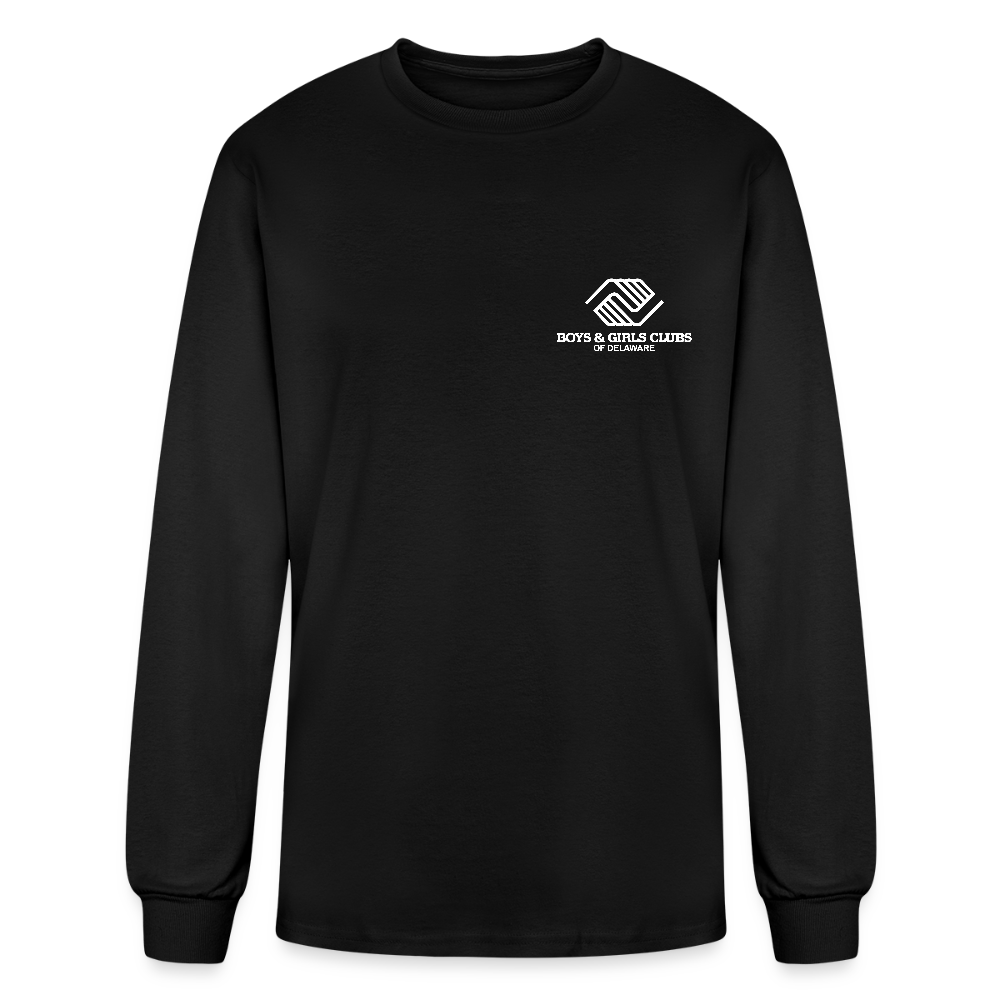 LOGO ONLY Men's Long Sleeve T-Shirt - black