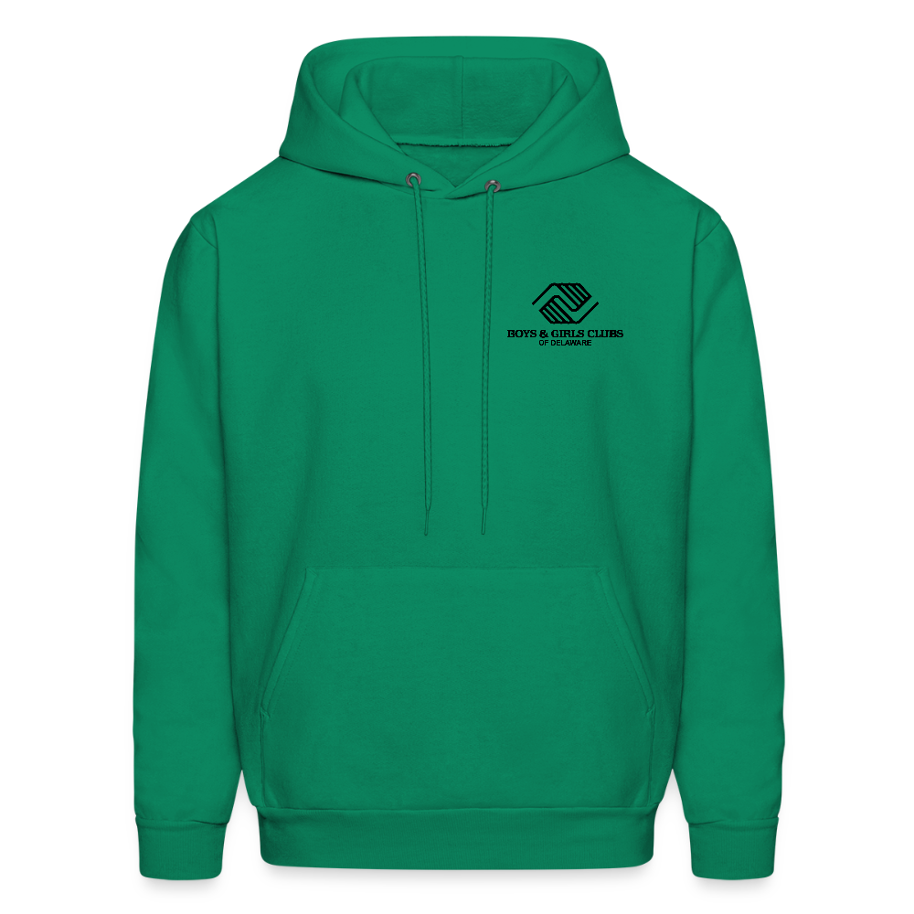 LOGO ONLY Men's Hoodie - kelly green