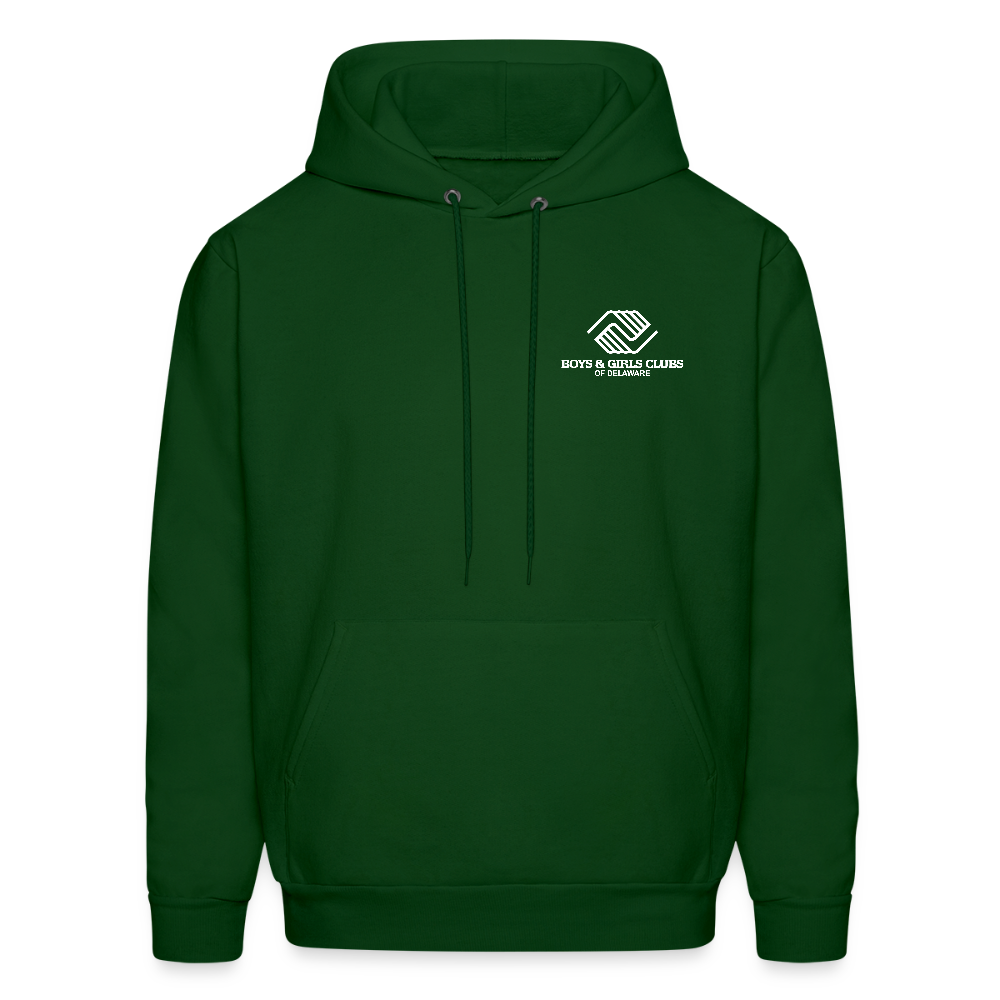 LOGO ONLY Men's Hoodie - forest green