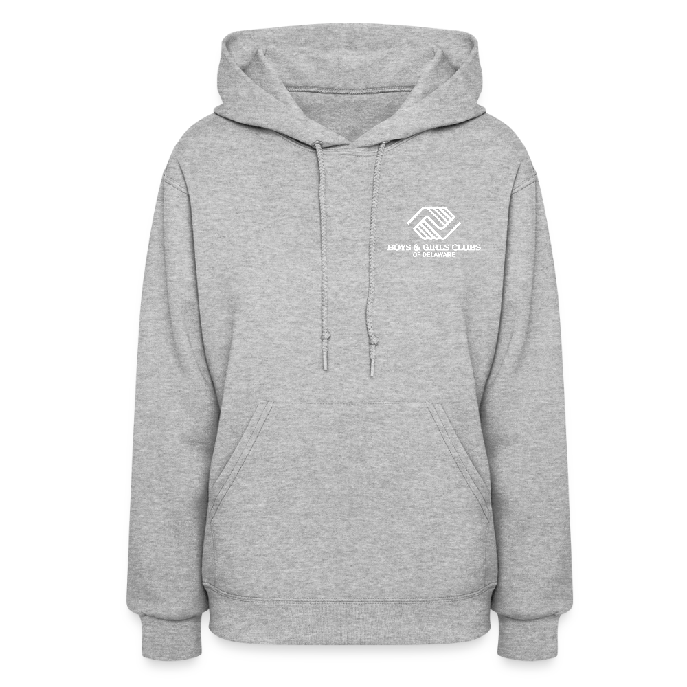 LOGO ONLY Women's Hoodie - heather gray