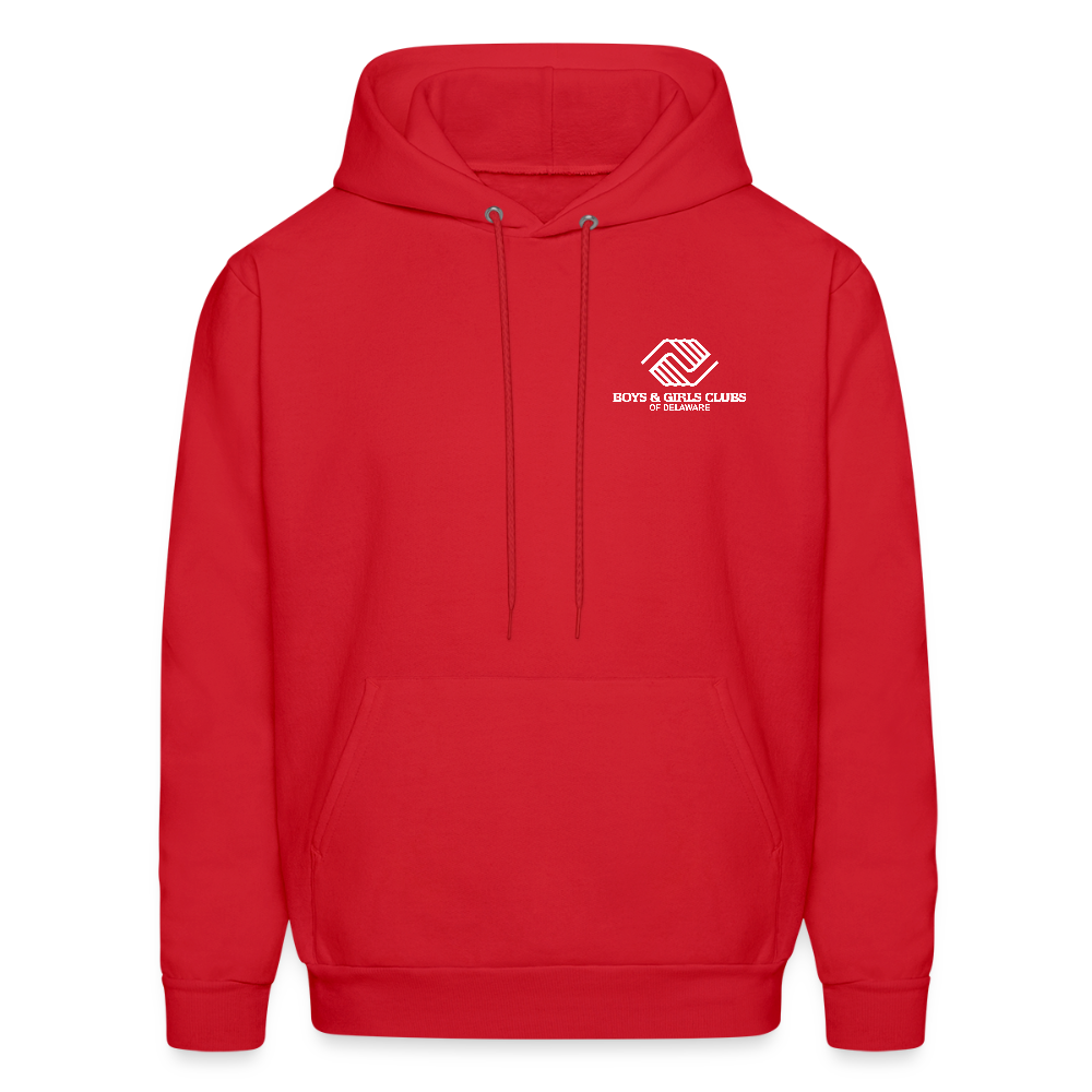 LOGO ONLY Men's Hoodie - red