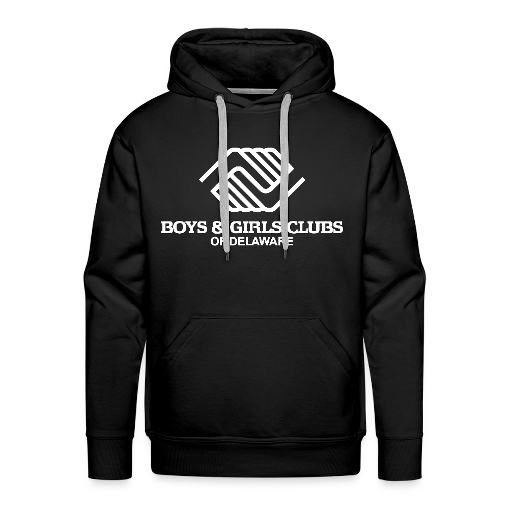 LOGO ONLY Men’s Premium Hoodie - black