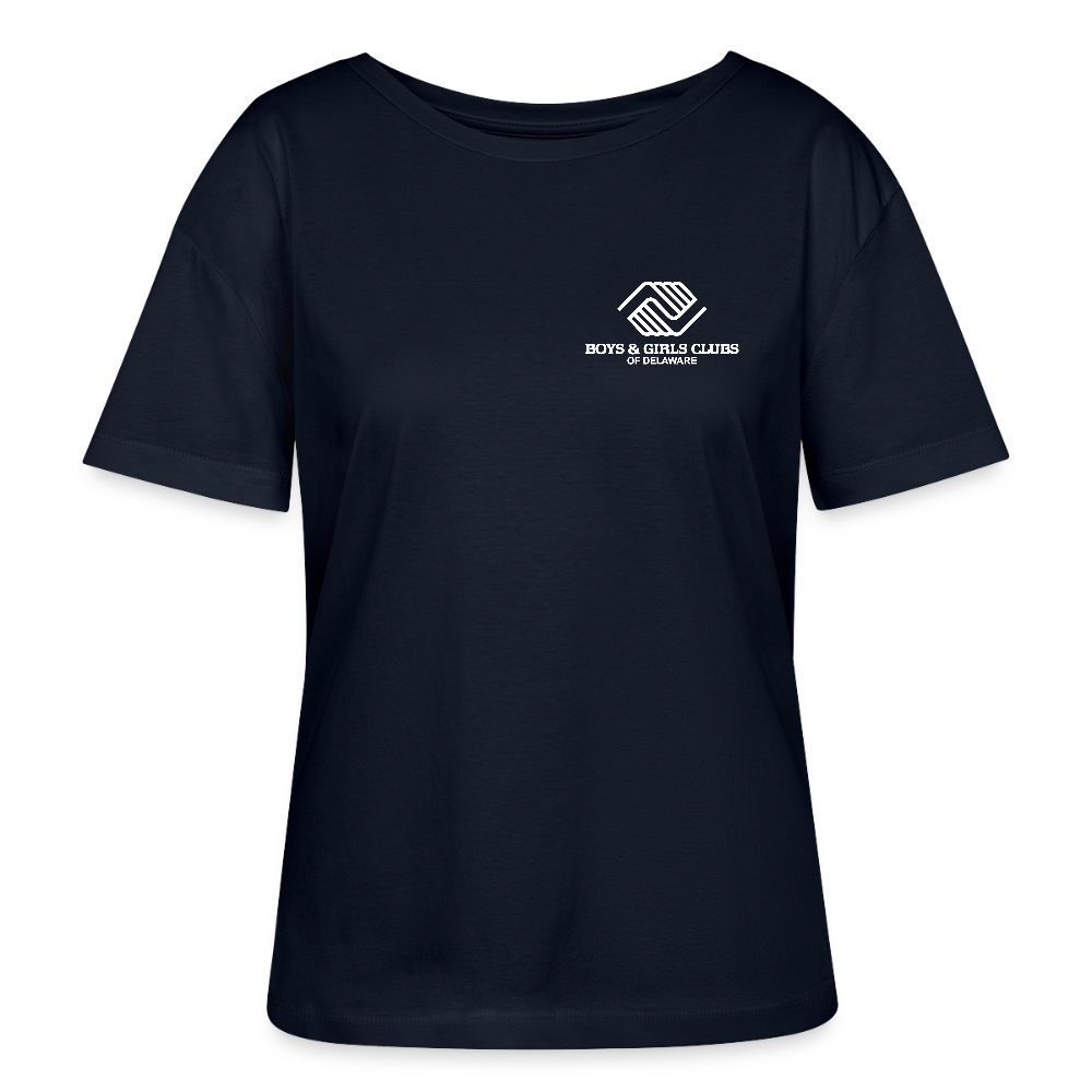 LOGO ONLY Stanley/Stella Serena Women’s Relaxed Organic T-Shirt - french navy